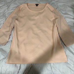 ANN TAYLOR peach blouse size XS NWOT